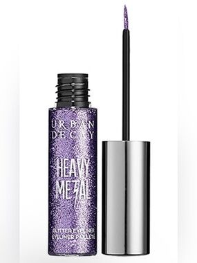 2️⃣ 🆕 UD Heavy Metal Eyeliner Glitter Studio & Eyeshadow in Backfire